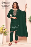 Harshini 2 By Sangeet Kids Wear Vichitra Silk Readymade Suits Wholesale Suppliers In India